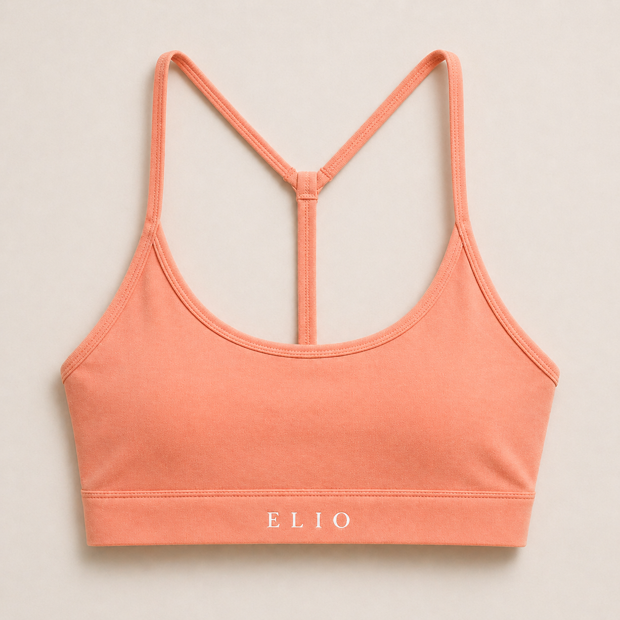 Airlift Y-Back Bra — Coral